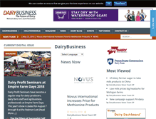 Tablet Screenshot of dairybusiness.com